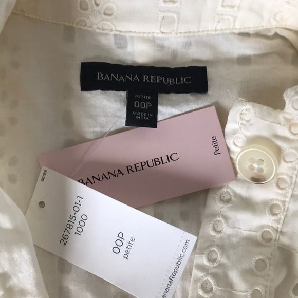 NWT Banana Republic Petite cotton dress w/belt - Picture 2 of 9